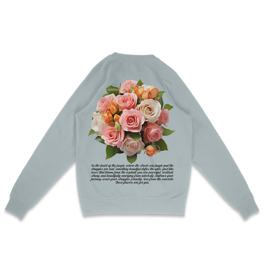 JLA FLWRS GREY SKY CREW